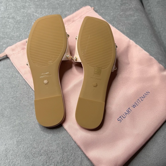 Stuart Weitzman Pearl Slide Sandal in Rosewater size 6 NWT - Picture 5 of 6
